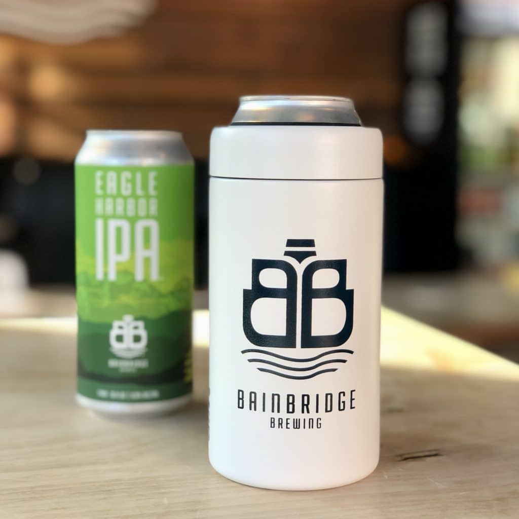 Logo Koozie - 16oz - Bainbridge Brewing