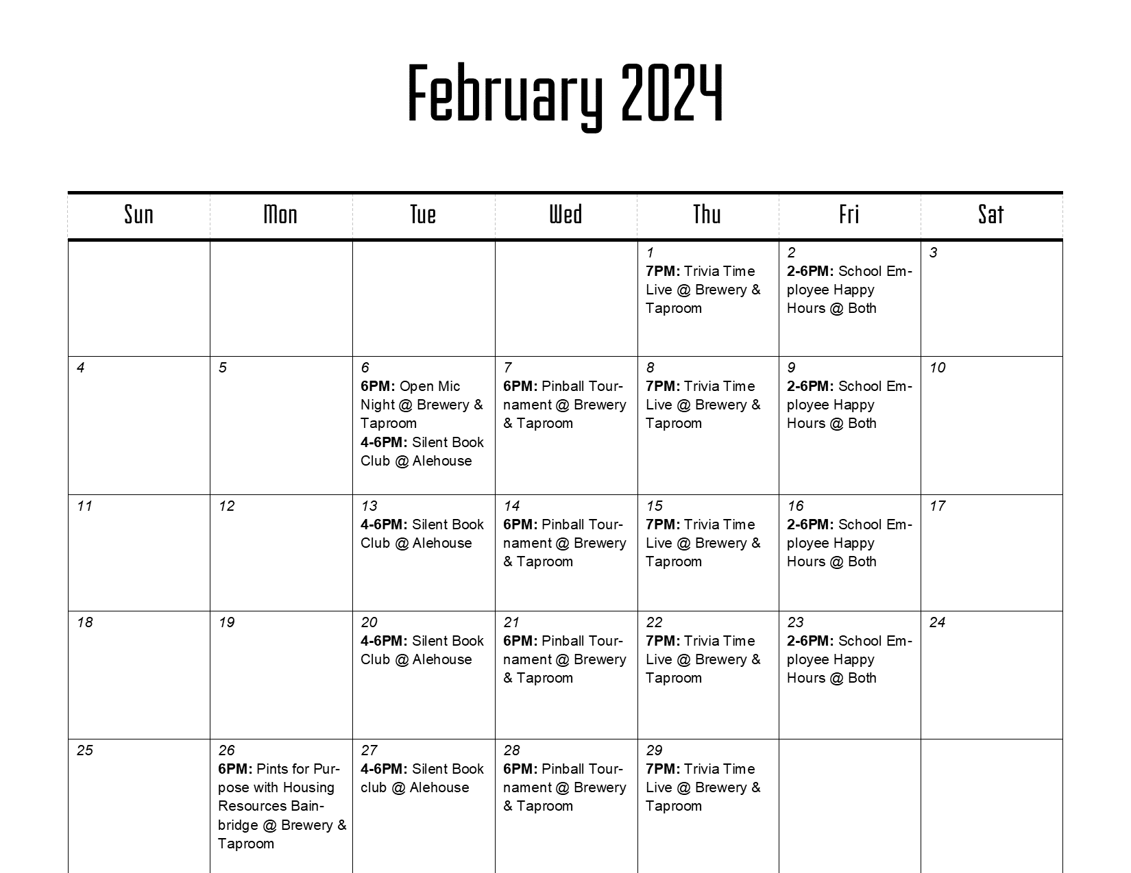 event-calendar-bainbridge-brewing
